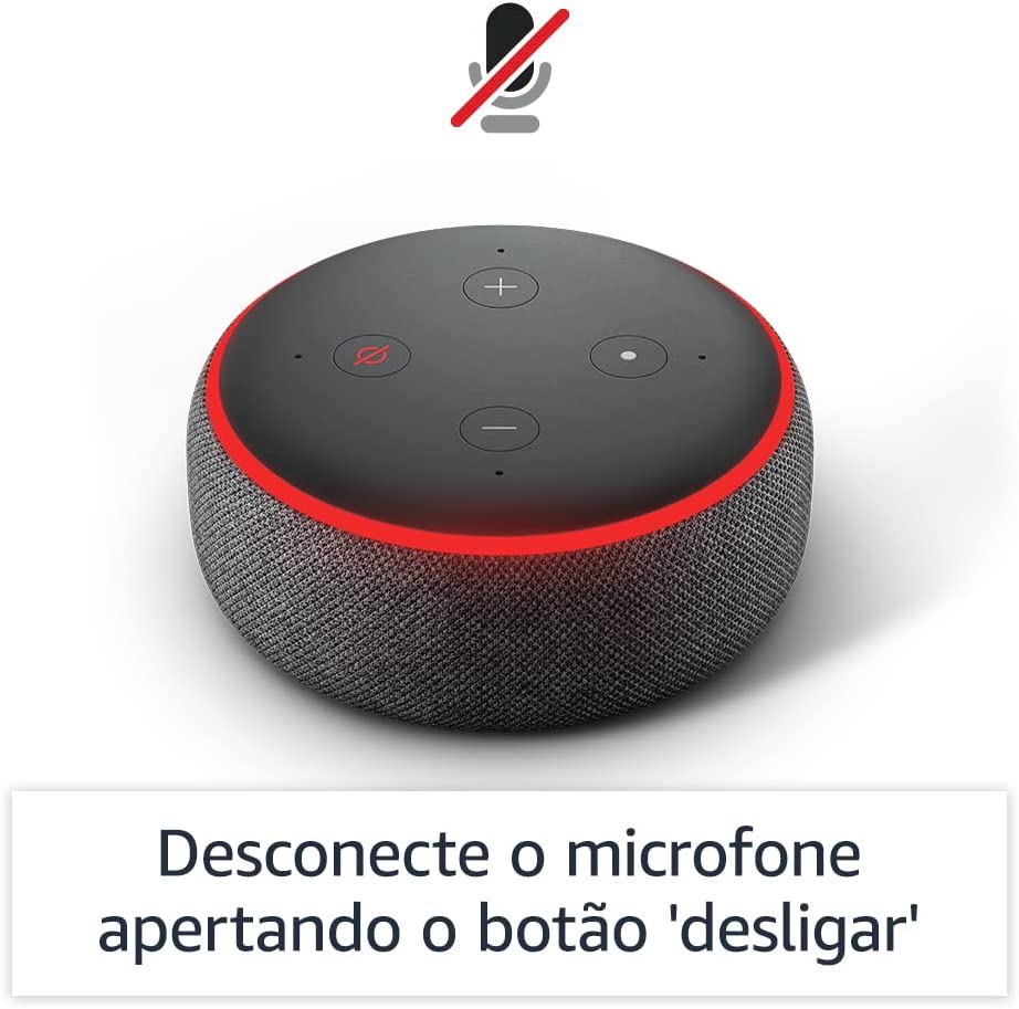 Echo Dot (3ª geração): Smart Speaker - Cor Preta - Ailos Aproxima