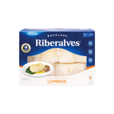 Bacalhau Dem. Congelado G.Morhua Lombos 4M Cura – Cx 5kg