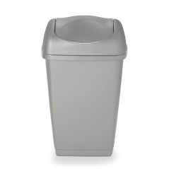 Balde de Lixo Plastico | Cor Cinza - 15L