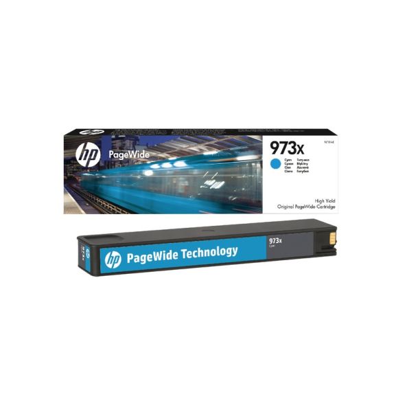 HP Tinteiro 973XL Page Wide Ciano (F6T81AE)